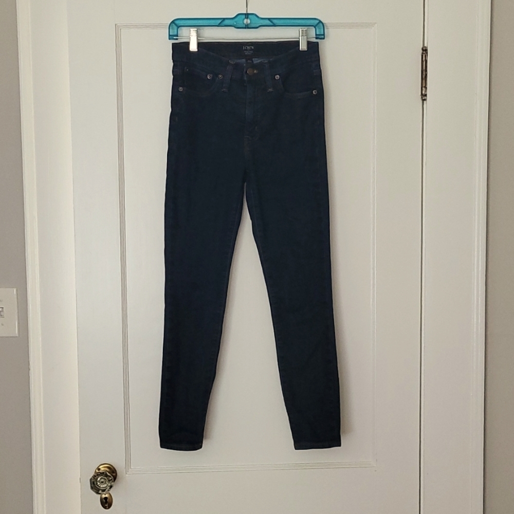 Jcrew high rise skinny jeans